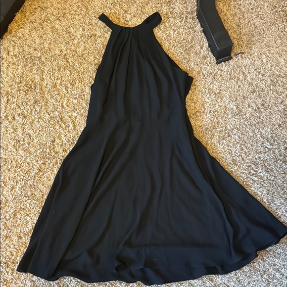 Express Black Halter Backless Cocktail Dress - Picture 3 of 9